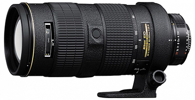 Nikon 80-200 2.8 ED objektiv berles